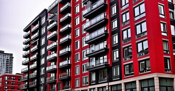 Condos rouge montréal : vie urbaine élégante au cœur du triangle